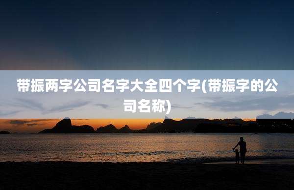 带振两字公司名字大全四个字(带振字的公司名称)