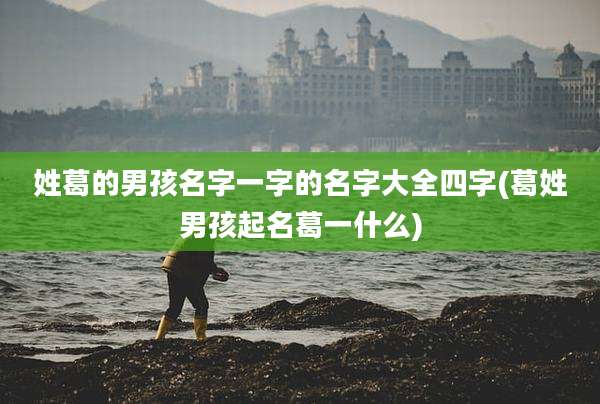 姓葛的男孩名字一字的名字大全四字(葛姓男孩起名葛一什么)