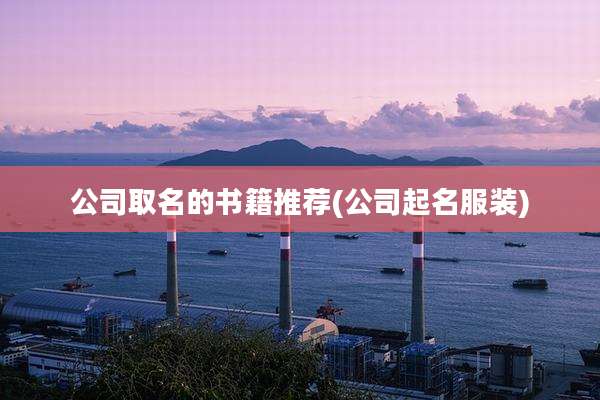 公司取名的书籍推荐(公司起名服装)