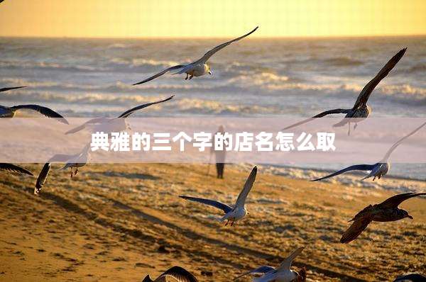 典雅的三个字的店名怎么取