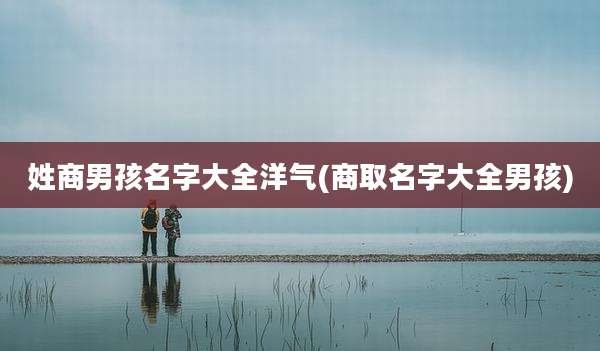 姓商男孩名字大全洋气(商取名字大全男孩)