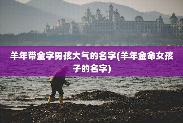 羊年带金字男孩大气的名字(羊年金命女孩子的名字)