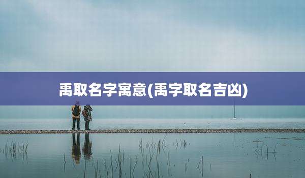 禹取名字寓意(禹字取名吉凶)