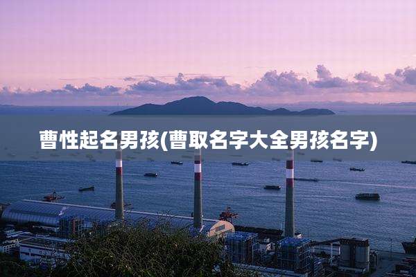 曹性起名男孩(曹取名字大全男孩名字)