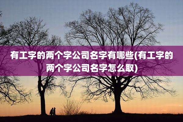 有工字的两个字公司名字有哪些(有工字的两个字公司名字怎么取)