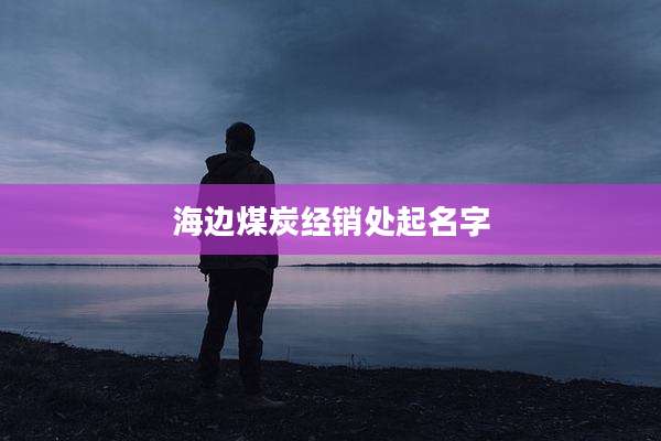 海边煤炭经销处起名字