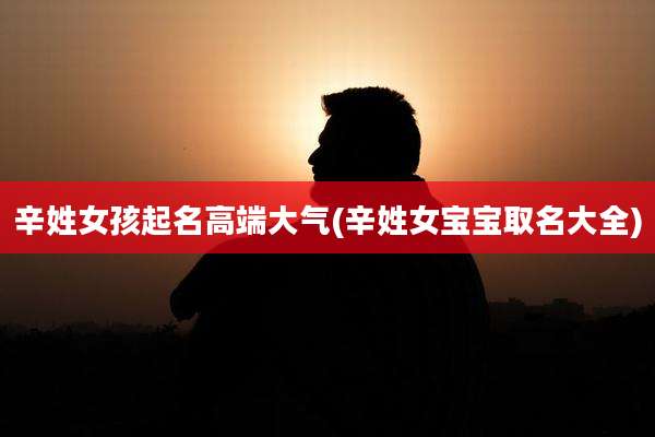辛姓女孩起名高端大气(辛姓女宝宝取名大全)
