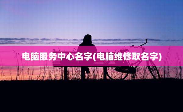 电脑服务中心名字(电脑维修取名字)