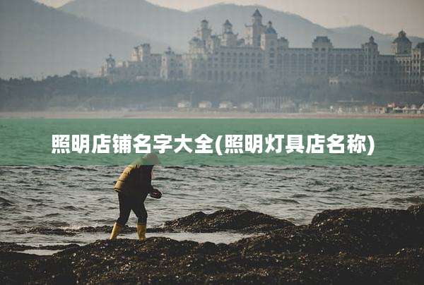 照明店铺名字大全(照明灯具店名称)