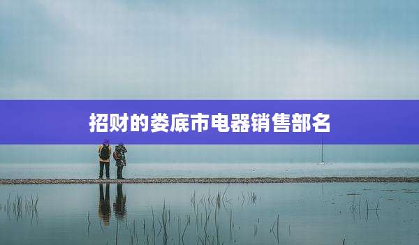招财的娄底市电器销售部名