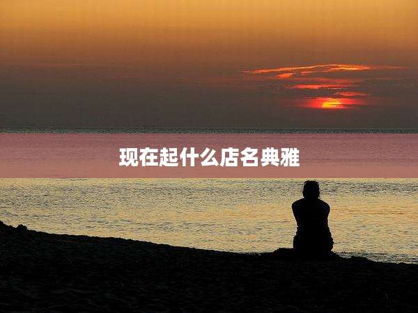 现在起什么店名典雅