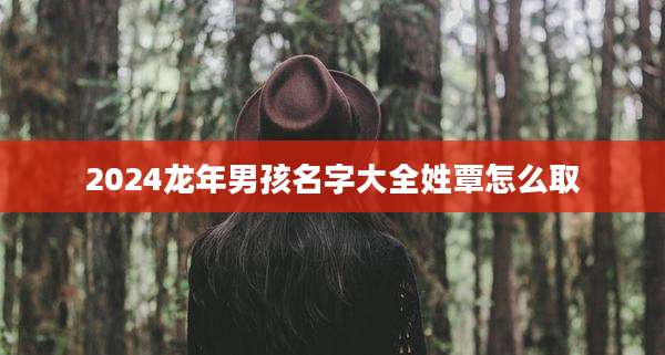 2024龙年男孩名字大全姓覃怎么取