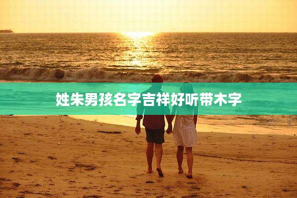 姓朱男孩名字吉祥好听带木字