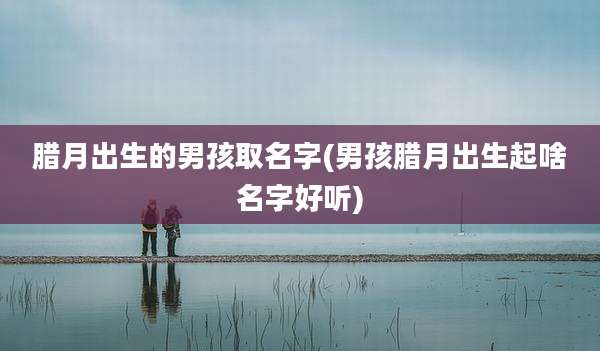腊月出生的男孩取名字(男孩腊月出生起啥名字好听)
