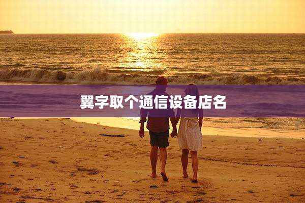 翼字取个通信设备店名