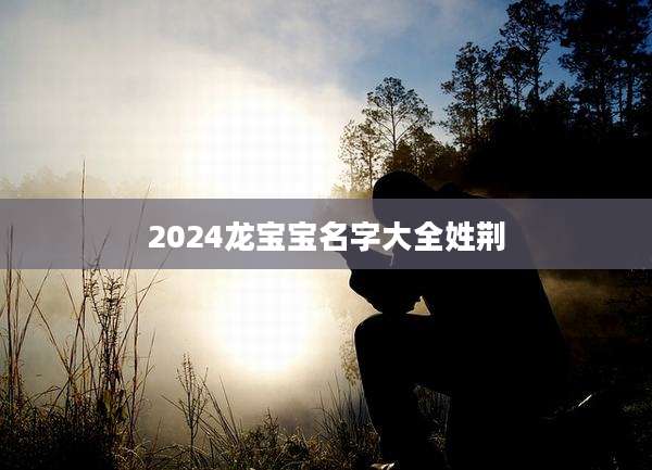 2024龙宝宝名字大全姓荆
