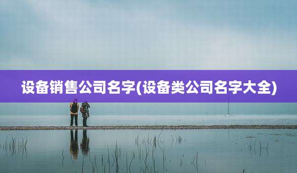 设备销售公司名字(设备类公司名字大全)