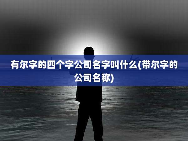 有尔字的四个字公司名字叫什么(带尔字的公司名称)