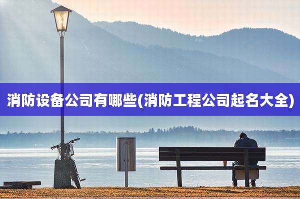 消防设备公司有哪些(消防工程公司起名大全)