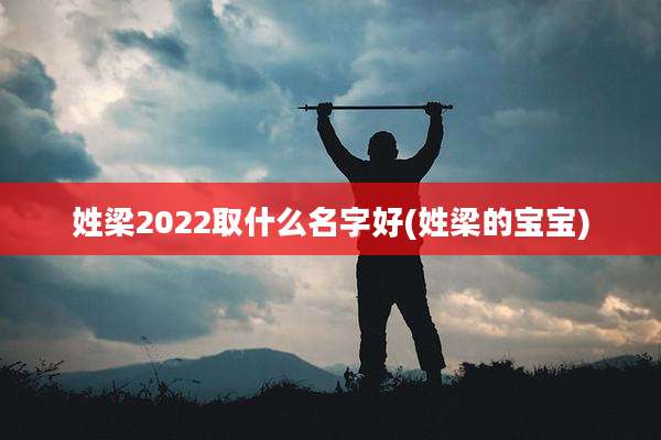 姓梁2022取什么名字好(姓梁的宝宝)
