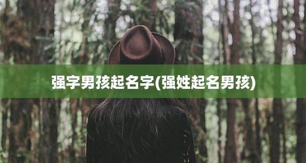 强字男孩起名字(强姓起名男孩)