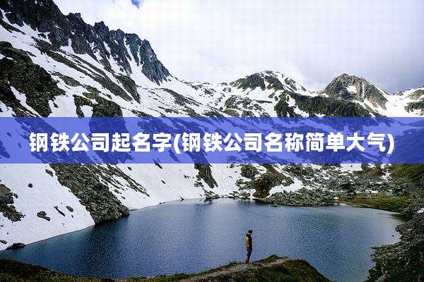 钢铁公司起名字(钢铁公司名称简单大气)