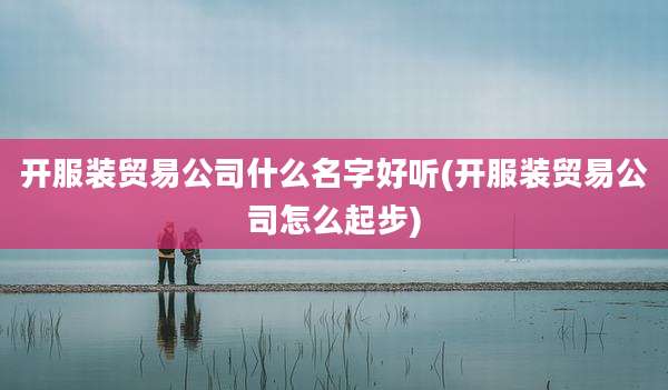 开服装贸易公司什么名字好听(开服装贸易公司怎么起步)