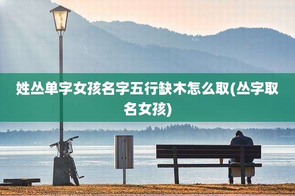 姓丛单字女孩名字五行缺木怎么取(丛字取名女孩)