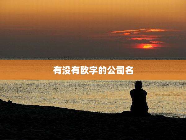 有没有欧字的公司名