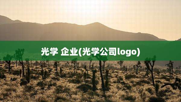 光学 企业(光学公司logo)