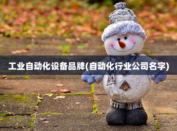工业自动化设备品牌(自动化行业公司名字)