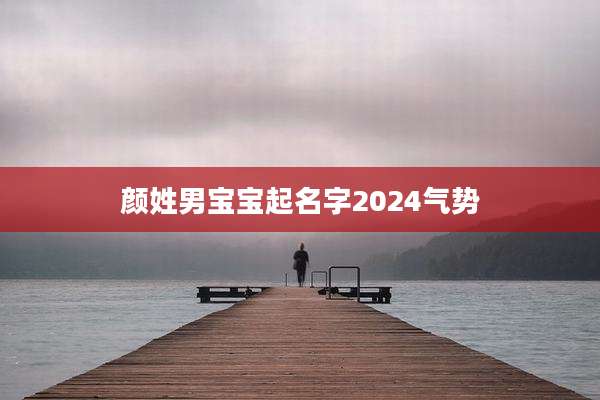 颜姓男宝宝起名字2024气势