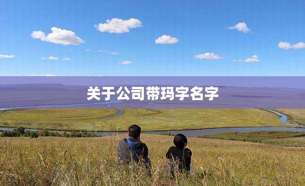关于公司带玛字名字