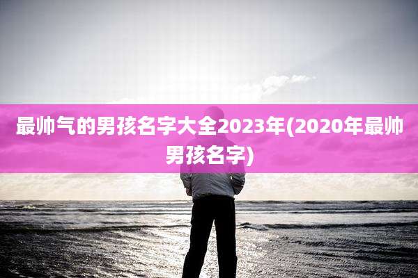 最帅气的男孩名字大全2023年(2020年最帅男孩名字)