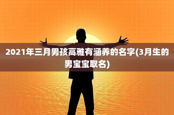 2021年三月男孩高雅有涵养的名字(3月生的男宝宝取名)