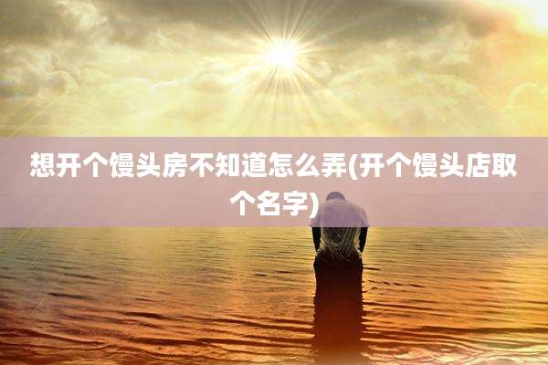 想开个馒头房不知道怎么弄(开个馒头店取个名字)