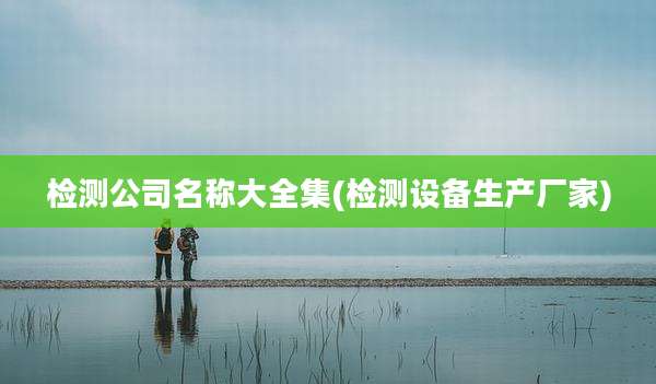 检测公司名称大全集(检测设备生产厂家)