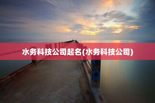 水务科技公司起名(水务科技公司)