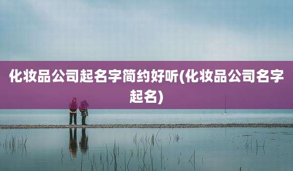 化妆品公司起名字简约好听(化妆品公司名字起名)