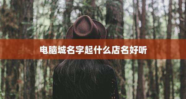 电脑城名字起什么店名好听