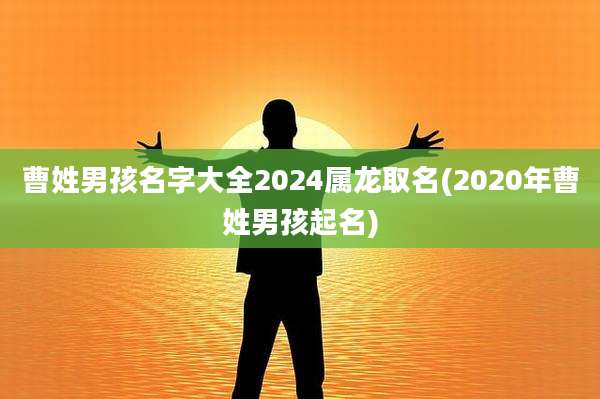 曹姓男孩名字大全2024属龙取名(2020年曹姓男孩起名)