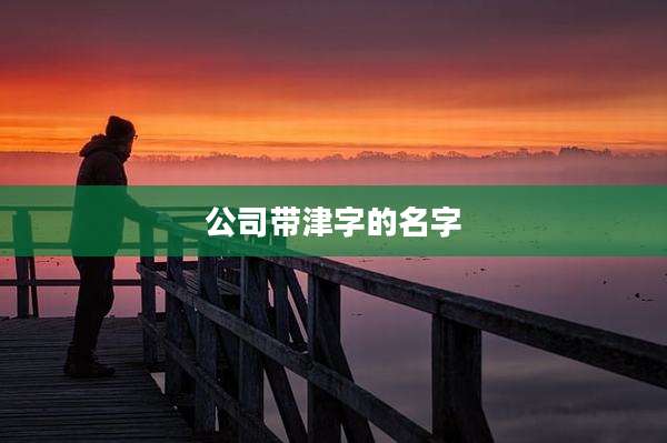 公司带津字的名字