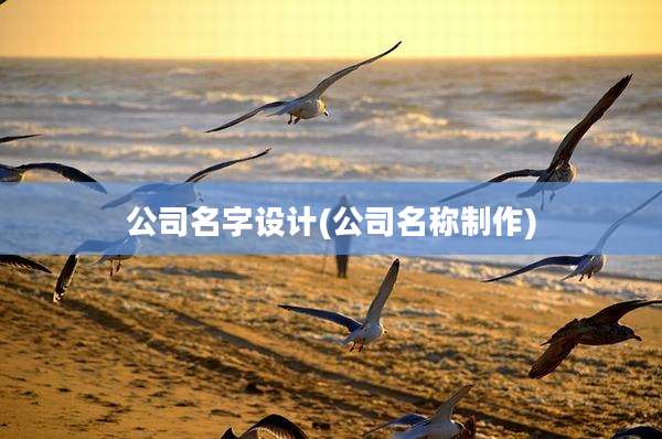 公司名字设计(公司名称制作)