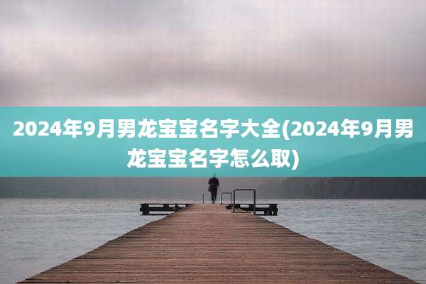 2024年9月男龙宝宝名字大全(2024年9月男龙宝宝名字怎么取)