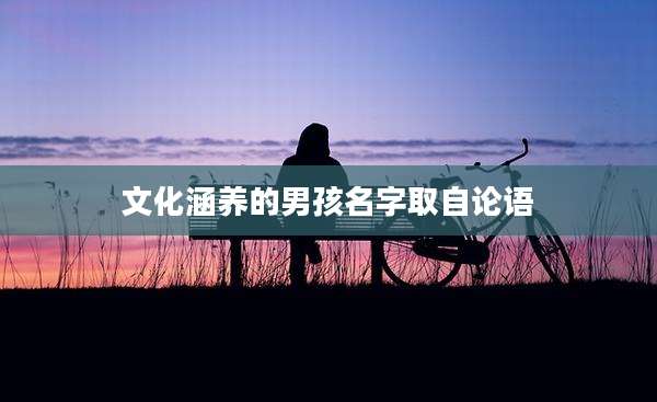 文化涵养的男孩名字取自论语