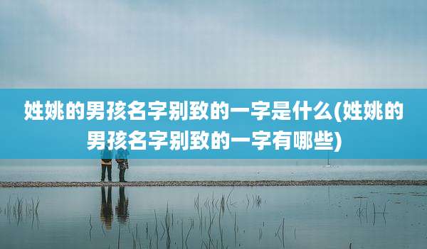 姓姚的男孩名字别致的一字是什么(姓姚的男孩名字别致的一字有哪些)