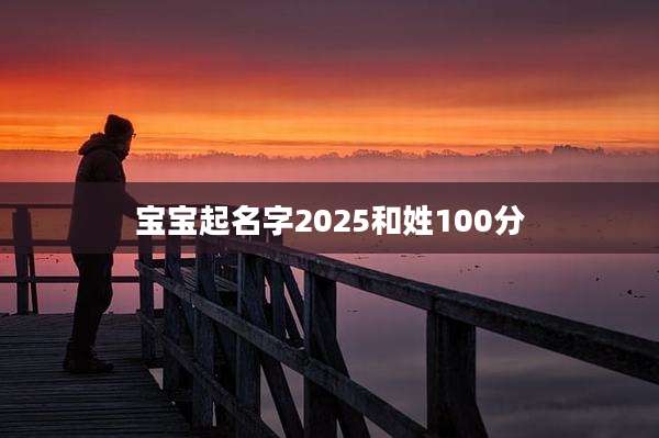 宝宝起名字2025和姓100分