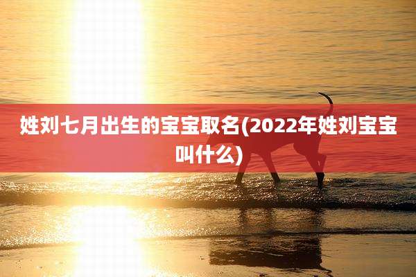 姓刘七月出生的宝宝取名(2022年姓刘宝宝叫什么)