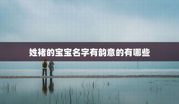姓褚的宝宝名字有韵意的有哪些