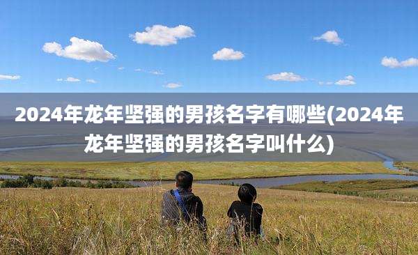 2024年龙年坚强的男孩名字有哪些(2024年龙年坚强的男孩名字叫什么)